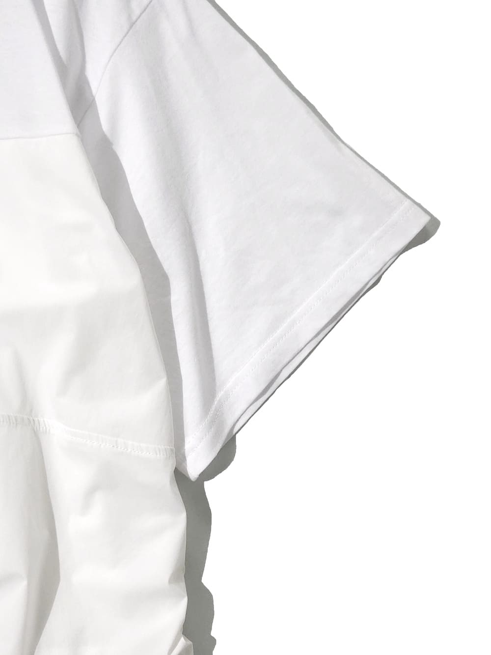 ナゴンスタンス　woven combination t-shirt woven combination t-shirt｜M｜Salt｜cut and sewn｜någonstans