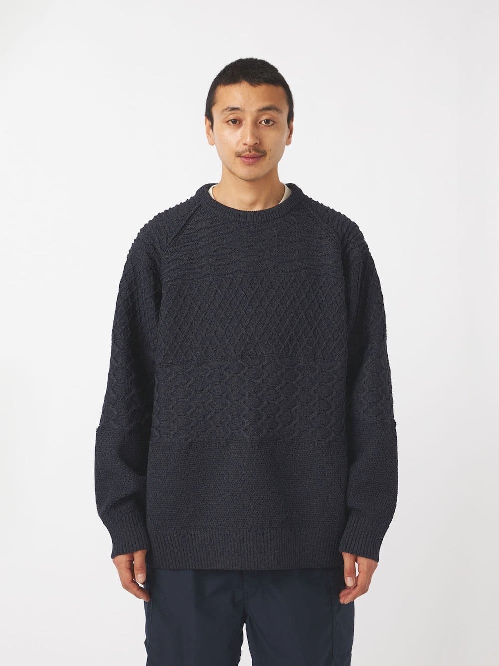 【SALE】nanamica(ナナミカ) Crew Neck Sweater