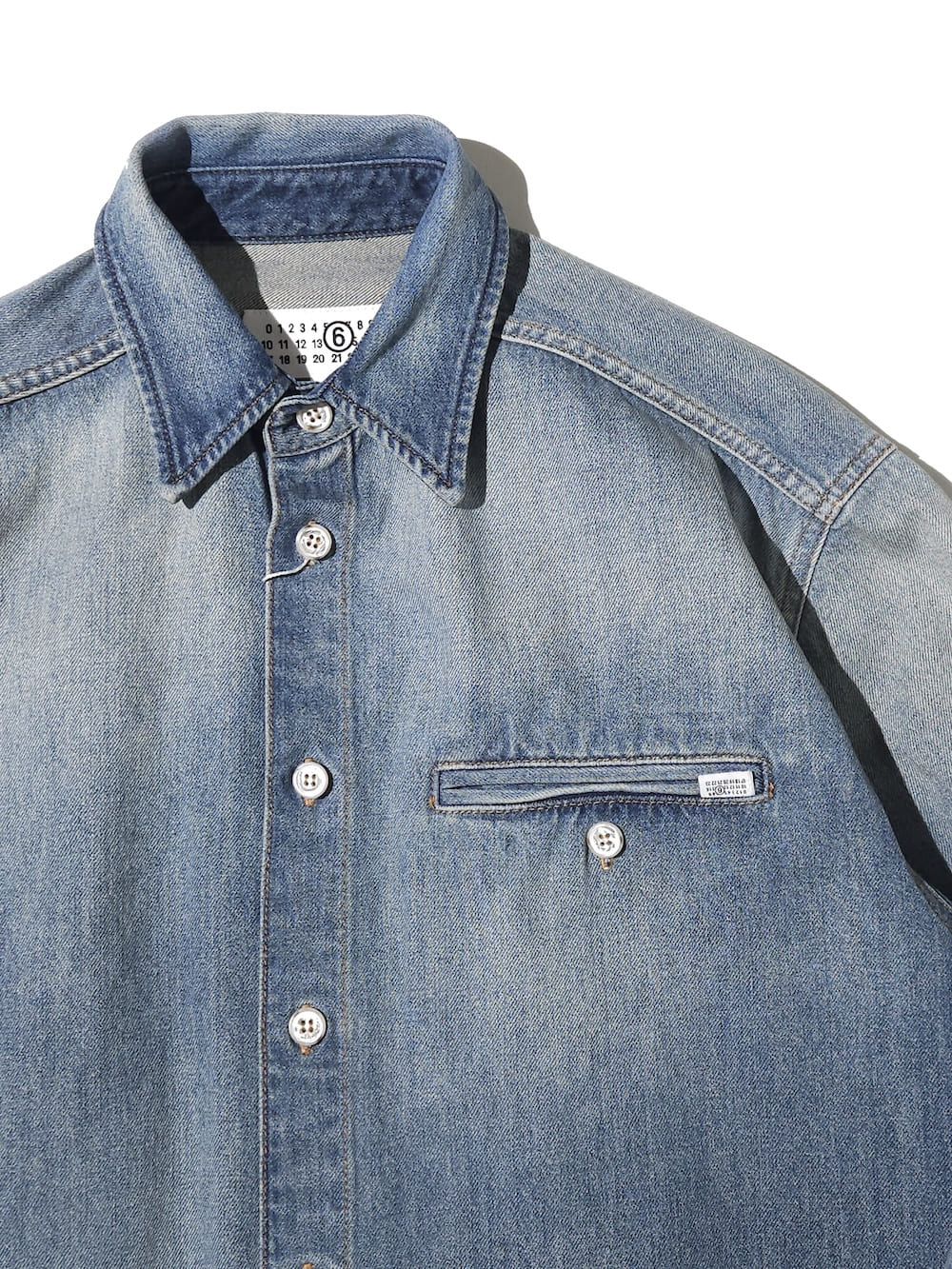 MM6 Maison Margiela(エムエムシックスメゾンマルジェラ) ロングスリーブデニムシャツ