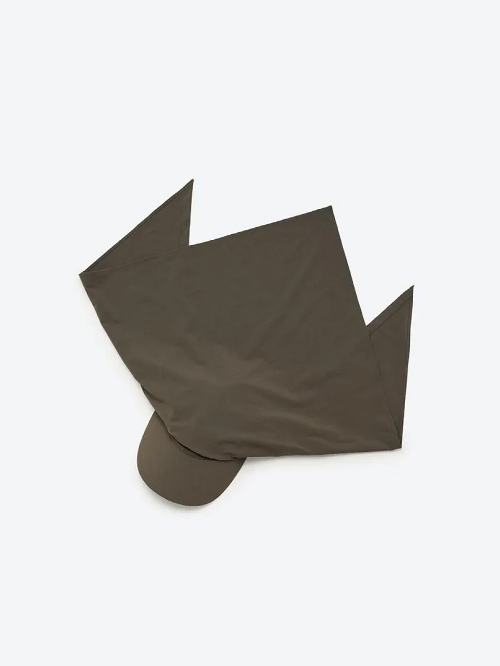 KIJIMA TAKAYUKI(キジマタカユキ) NYLON DETACHABLE SCARF 6PANEL CAP