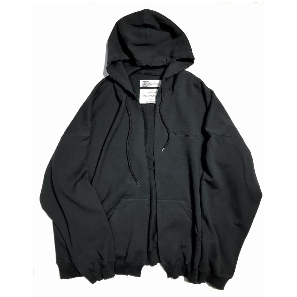 DAIRIKU(ꥯ) "Water-Repellent" Cut Off Hoodie