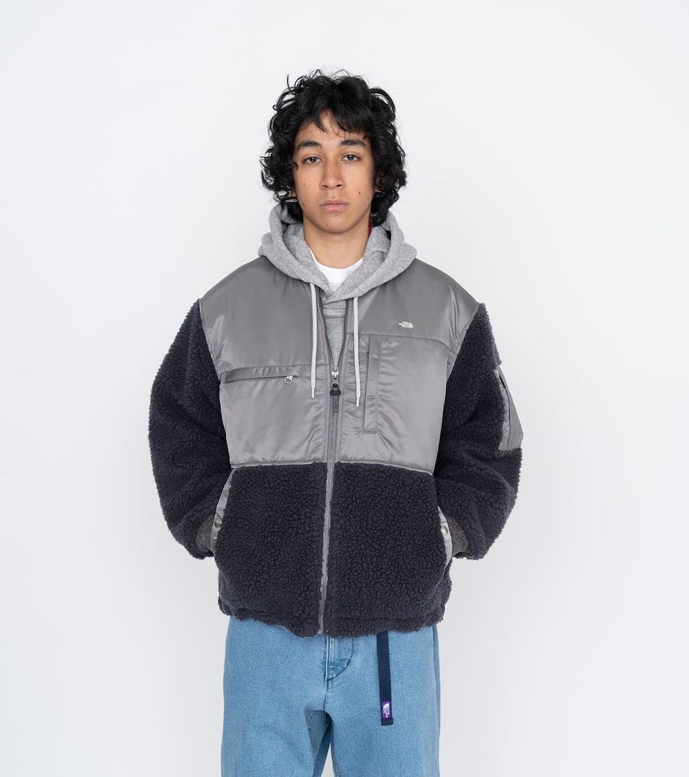 THE NORTH FACE PURPLE LABEL(Ρեѡץ졼٥) Wool Boa Fleece Denali Jacket