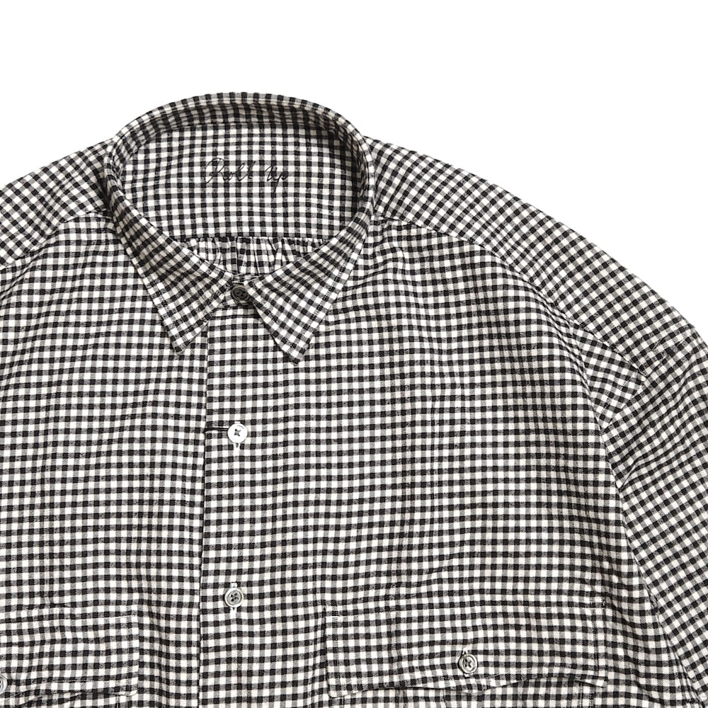 Porter Classic(ポータークラシック) ROLL UP FLANNEL GINGHAM CHECK SHIRT
