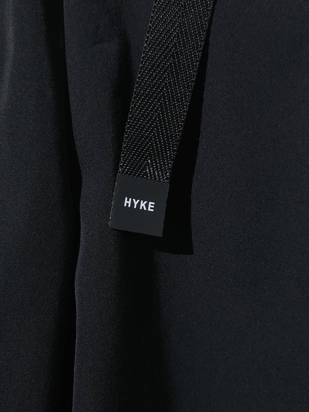 HYKE(ϥ) TASLAN TWILL WIDE LEG PANTS