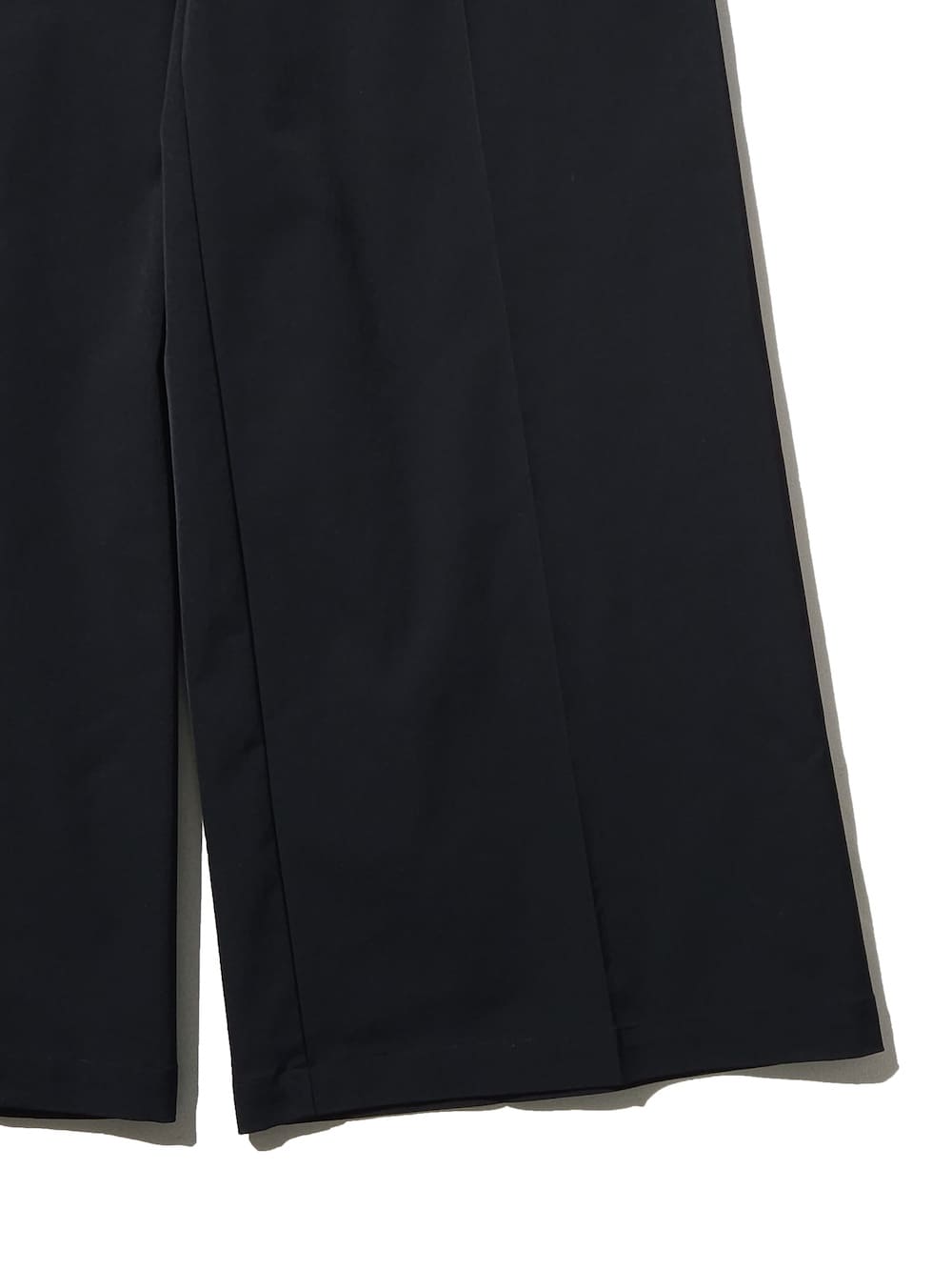 HYKE(ϥ) TASLAN TWILL WIDE LEG PANTS