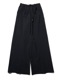 HYKE(ϥ) TASLAN TWILL WIDE LEG PANTS