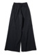 HYKE(ϥ) TASLAN TWILL WIDE LEG PANTS