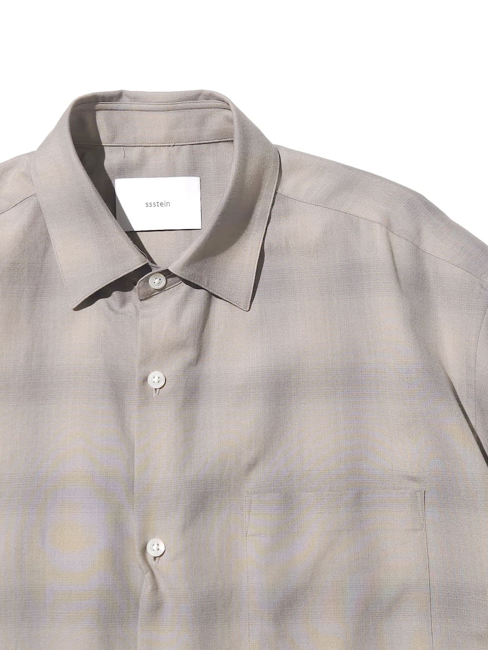 ssstein(シュタイン) C/R CHECK OVERSIZED SS SHIRT - COLDBECK ONLINE