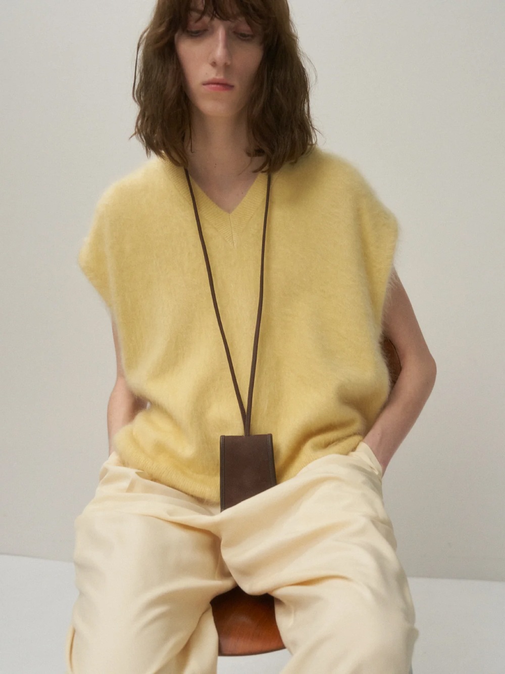 ATON(エイトン) ROYAL CASHMERE FUR VEST