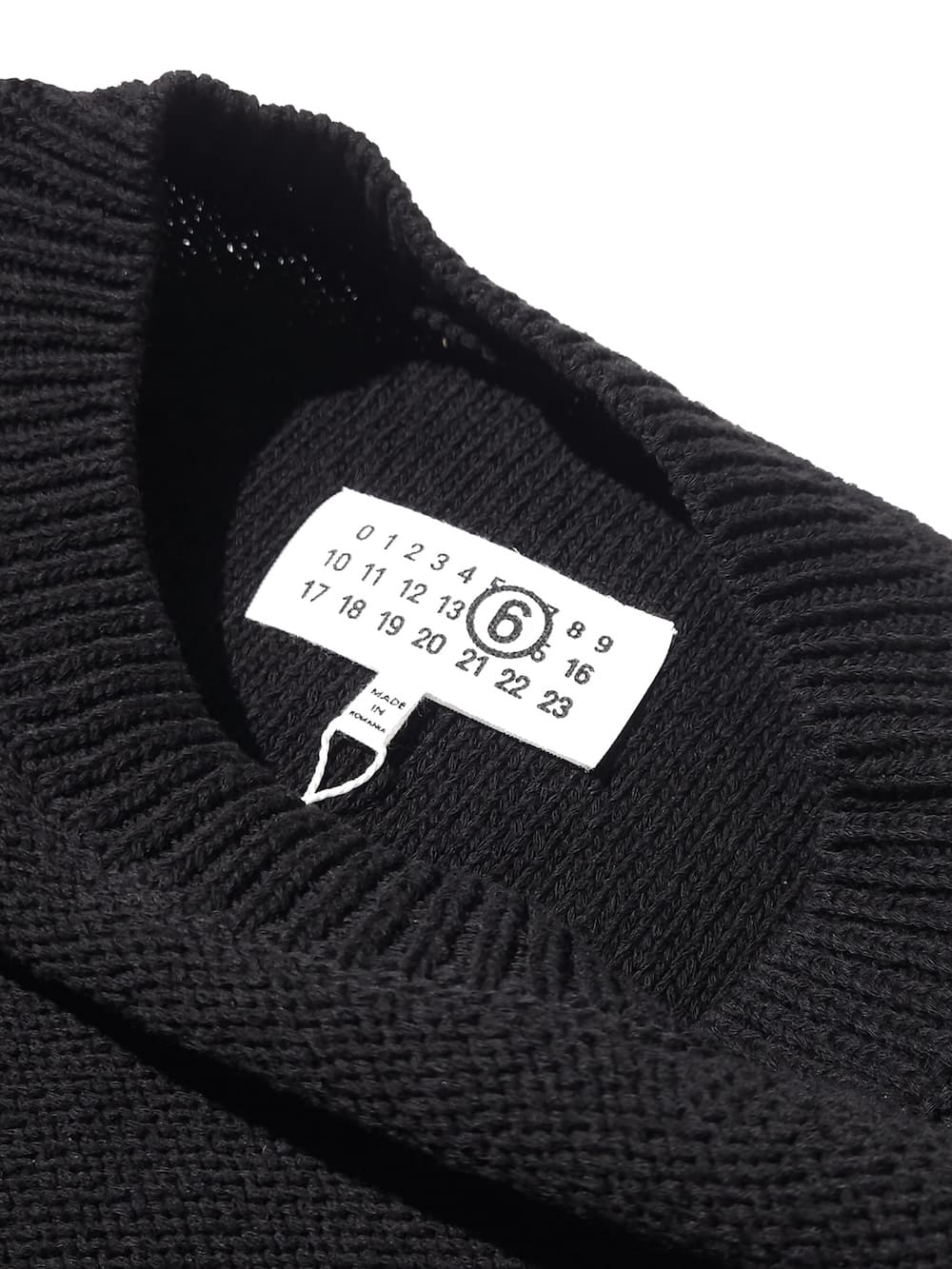 MM6 Maison Margiela(エムエムシックスメゾンマルジェラ) ディストレスドヘムセーター