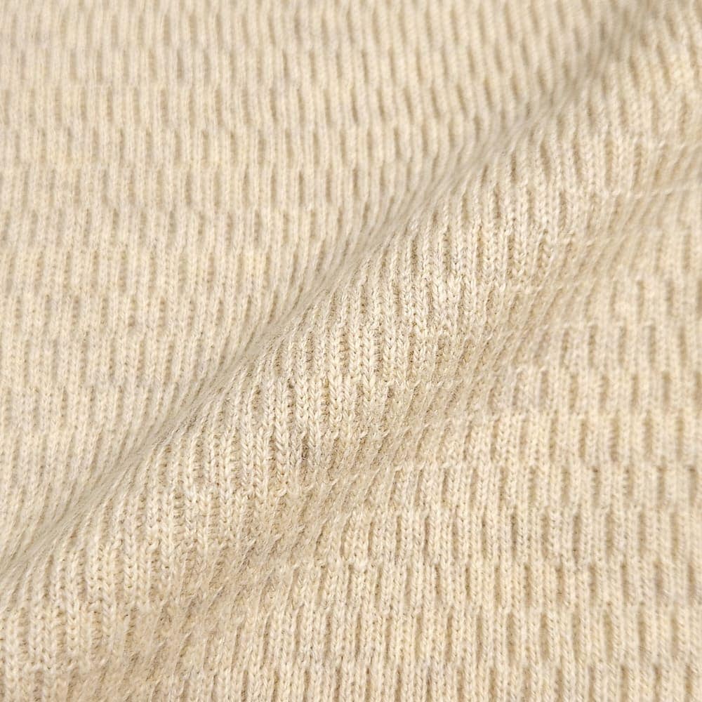 HYKE(ハイク) C/C CREW NECK THERMAL SWEATER