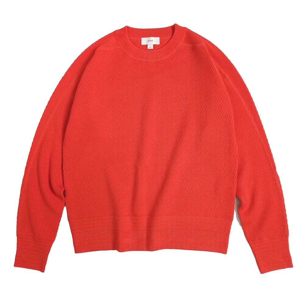 HYKE(ハイク) C/C CREW NECK THERMAL SWEATER - COLDBECK ONLINE