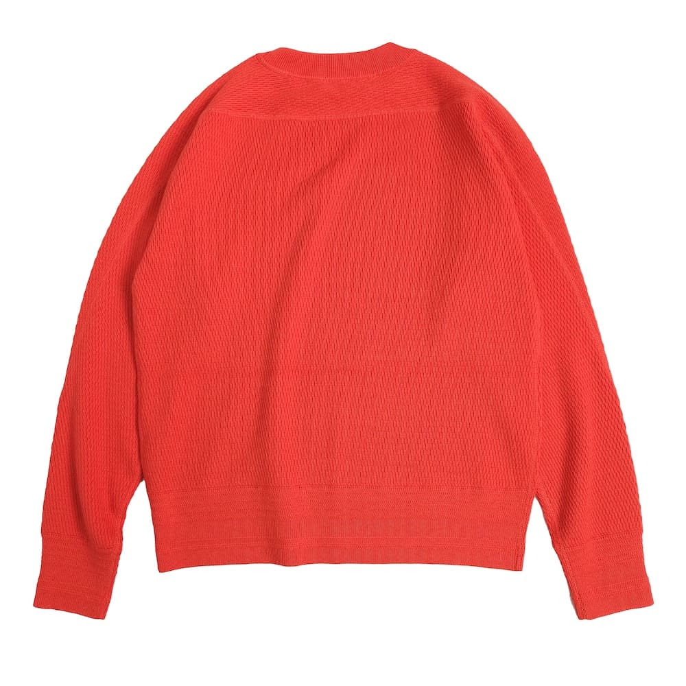 HYKE(ハイク) C/C CREW NECK THERMAL SWEATER