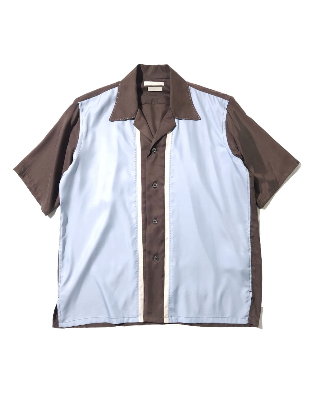 YOKE(ヨーク) COLORBLOCK OPEN COLLAR SHIRT - COLDBECK ONLINE