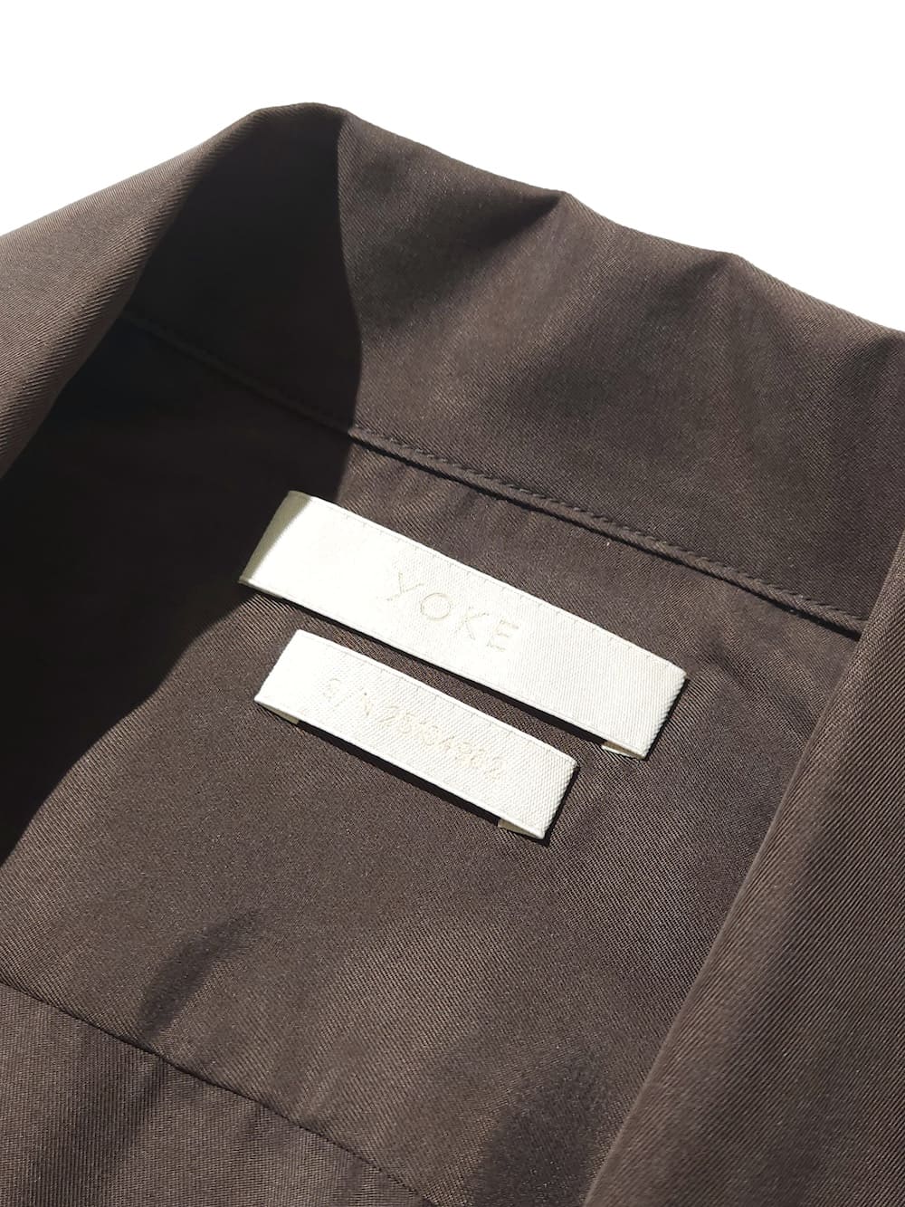 YOKE(ヨーク) COLORBLOCK OPEN COLLAR SHIRT - COLDBECK ONLINE