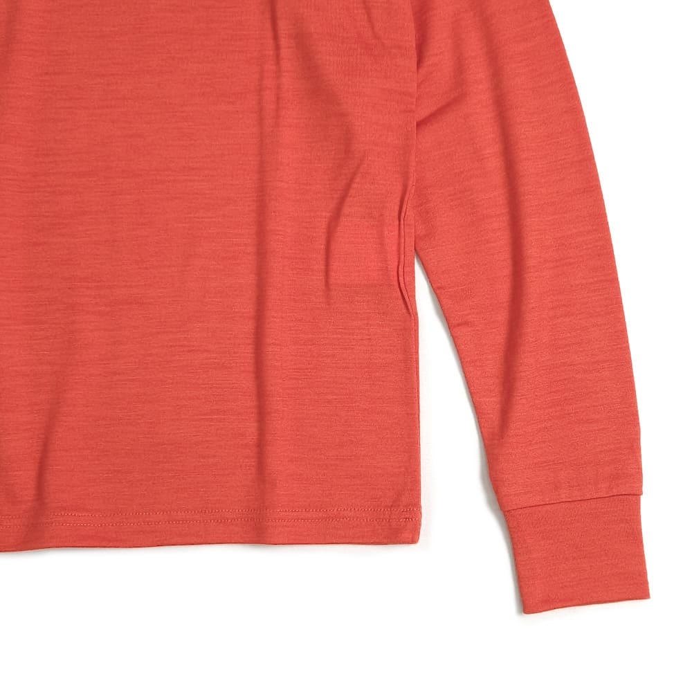 【SALE】HYKE(ハイク) WOOL LONG SLEEVE TEE