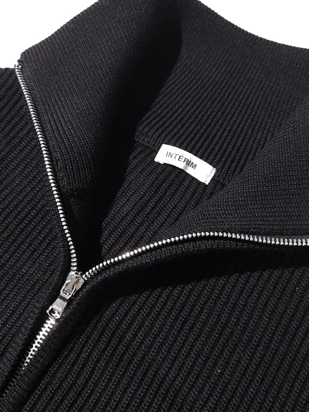 INTERIM【インテリム】セットアップ INTERIM(インテリム) WOOL SILK CASHMERE DEADSTOCK YARN DOUBLE RIB