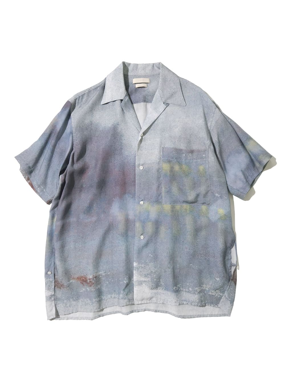 YOKE(ヨーク) LANDSCAPE PRINTED OPEN COLLAR SHIRT
