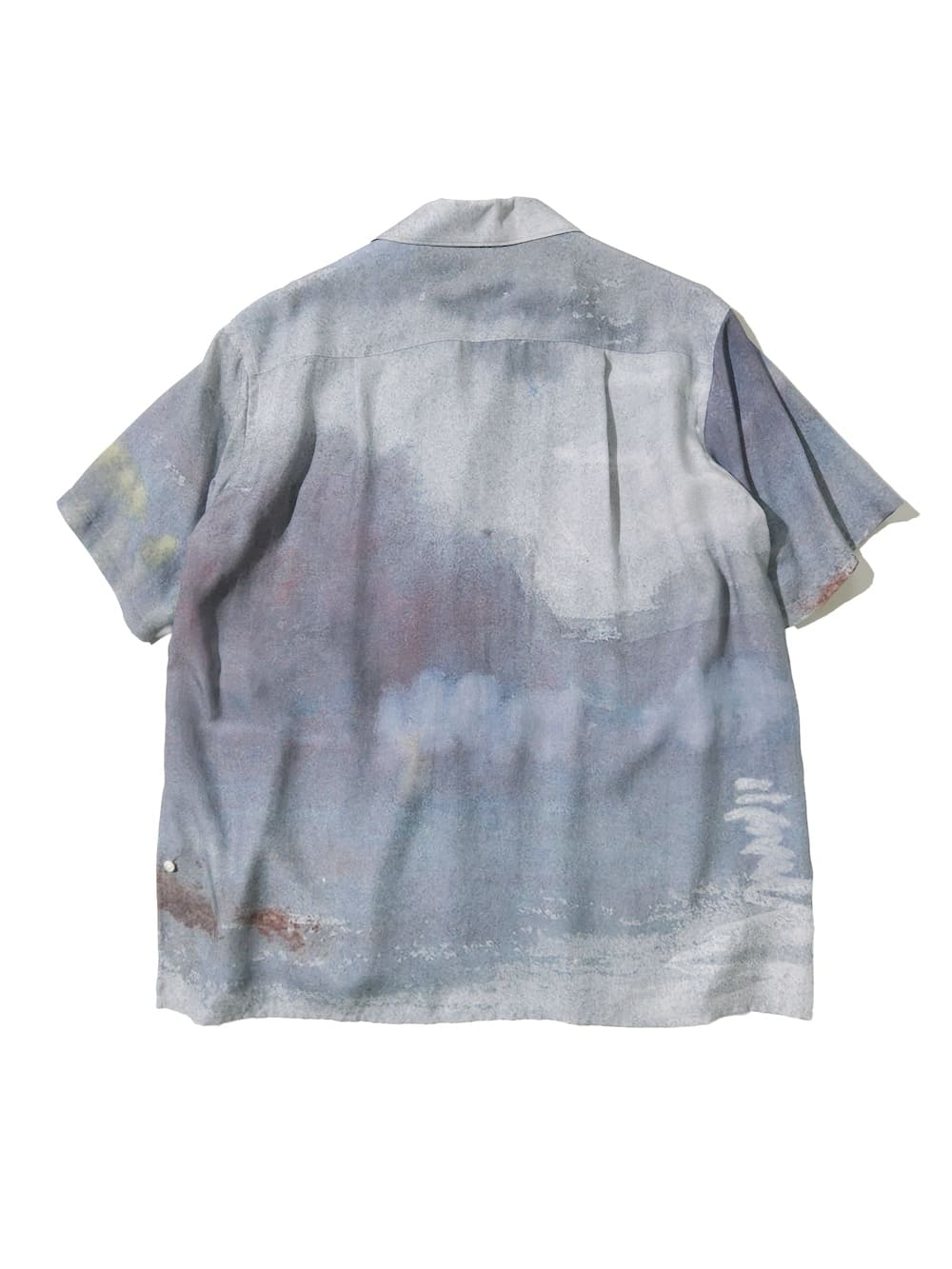 YOKE(ヨーク) LANDSCAPE PRINTED OPEN COLLAR SHIRT