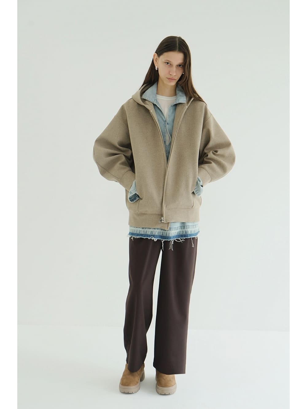 CLANE(クラネ) CONSTRUCTIVE BONDING HOODIE - COLDBECK ONLINE