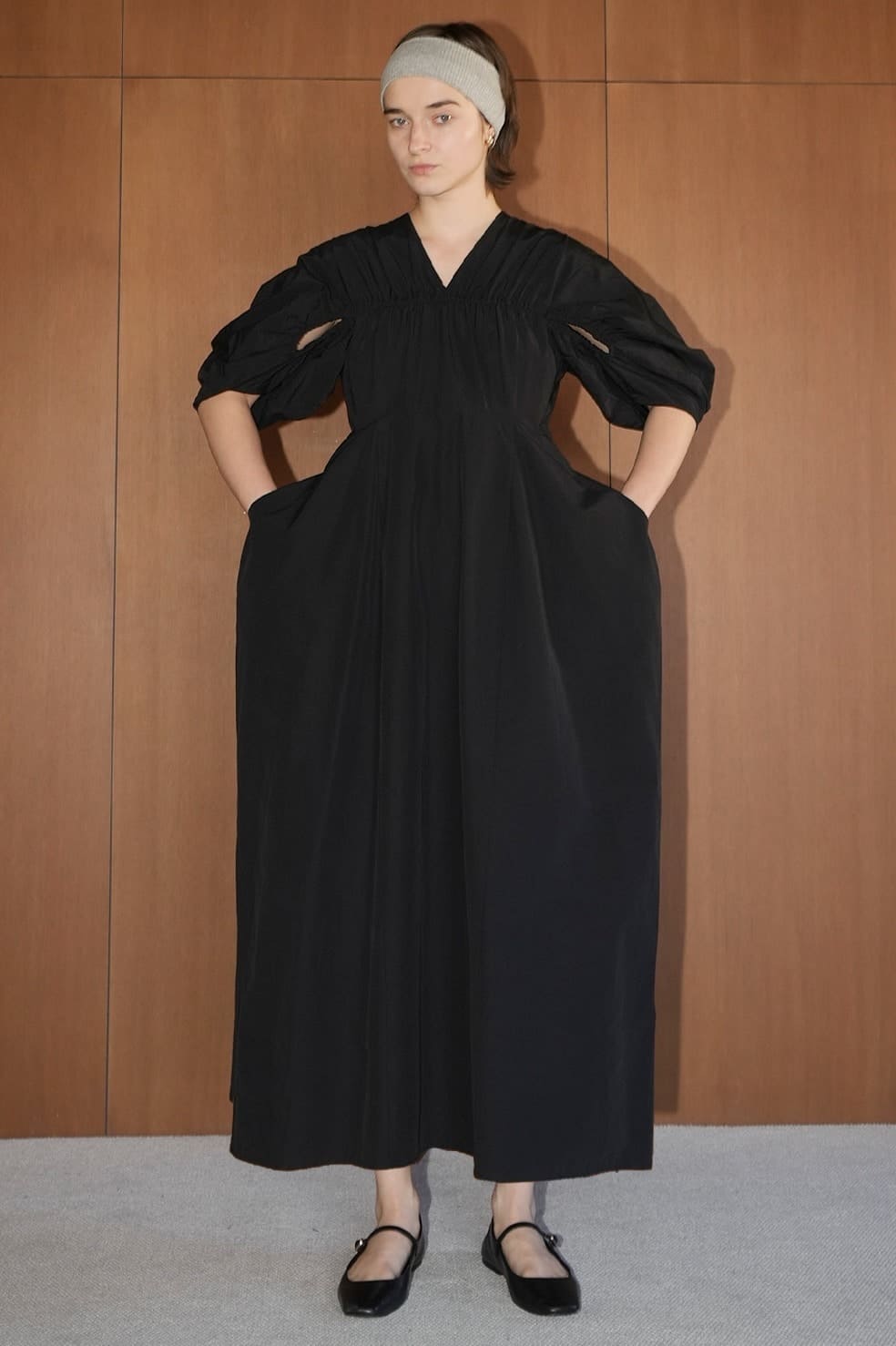 SALECLANE() CROSSING GATHER ONEPIECE