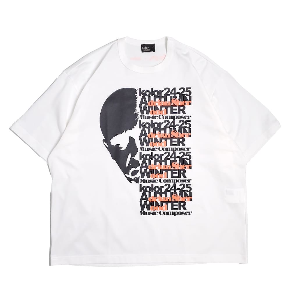 KOLOR カラー　22SS 度詰め天竺 PRINT TEE プリントTシャツ SALE】kolor(カラー) 空紡度詰め天竺プリントTシャツ - COLDBECK