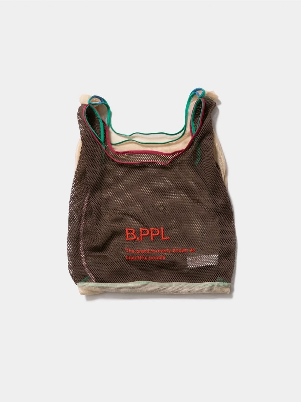 【SALE】beautiful people(ビューティフルピープル) B.PPL flip mesh bag
