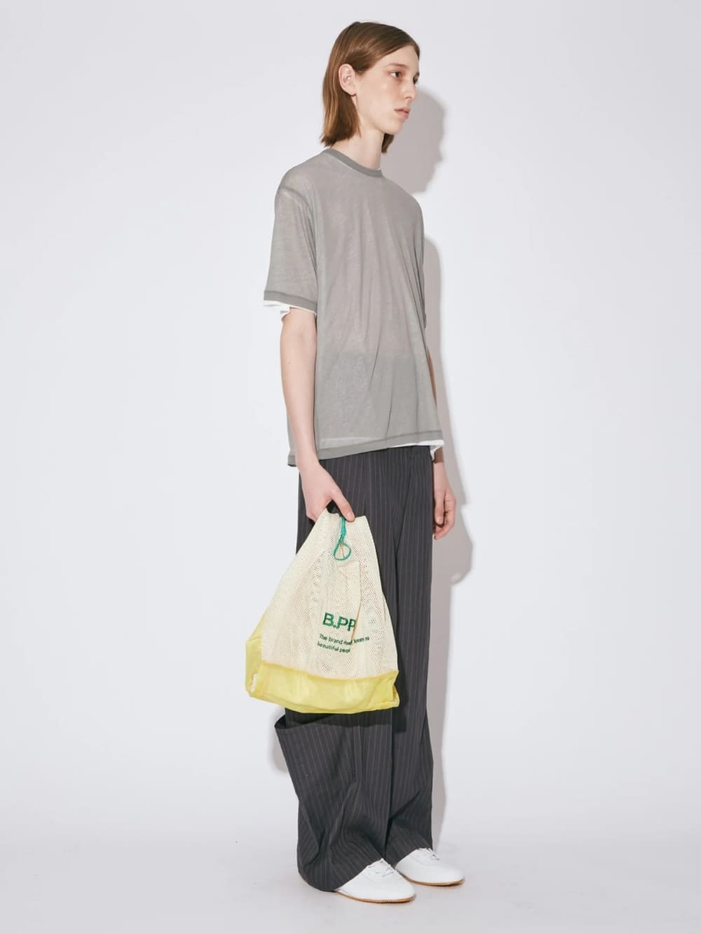 【SALE】beautiful people(ビューティフルピープル) B.PPL flip mesh bag