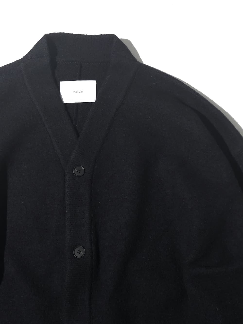 ssstein(シュタイン) EXTRA FINE WOOL KNIT TUCKED CARDIGAN