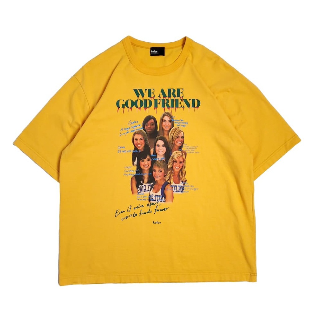 KOLOR カラー　22SS 度詰め天竺 PRINT TEE プリントTシャツ KOLOR(カラー) 22SS度詰め天竺 PRINT TEEプリントTシャツ22SCM