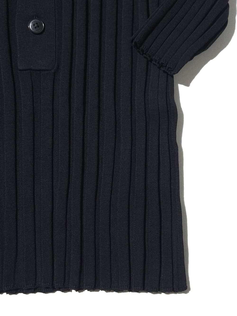 HYKE(ハイク) WIDE RIBBED POLO SWEATER - COLDBECK ONLINE（コール