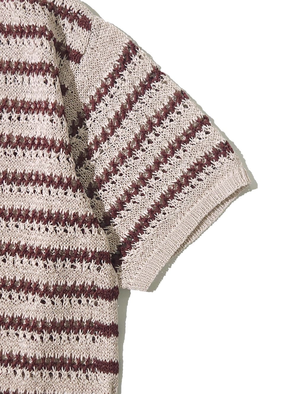YOKE(ヨーク) BORDER MESH KNIT SKIPPER POLO SHIRT - COLDBECK ONLINE