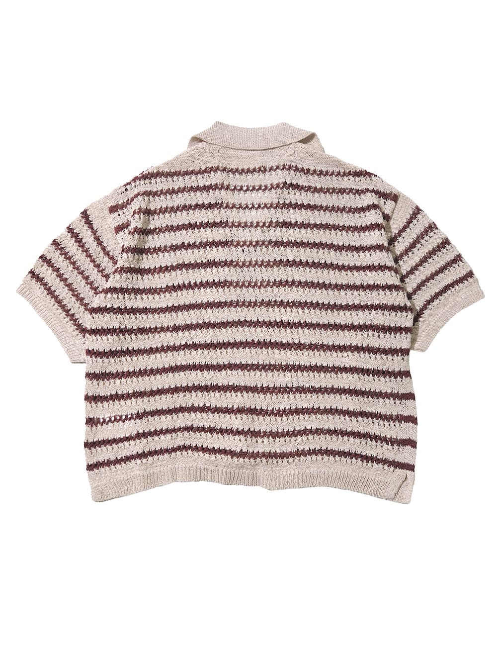 トップス YOKE BORDER MESH KNIT SKIPPER POLO SHIRT YOKE(ヨーク) BORDER MESH KNIT SKIPPER POLO SHIRT - COLDBECK ONLINE