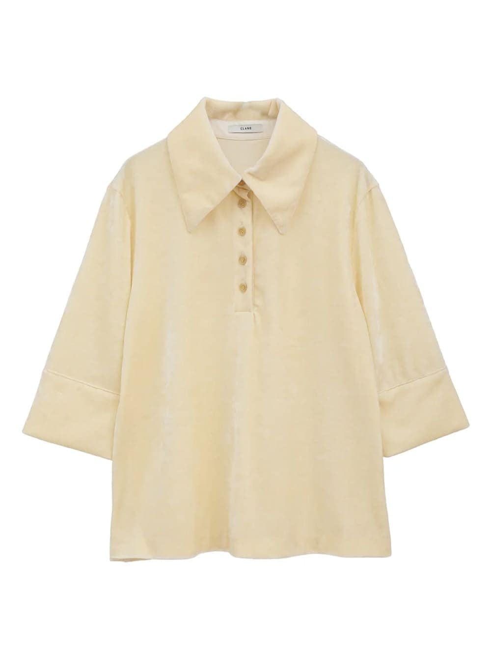 CLANE CRUSHED VELOUR POLO TOPS クラネ CLANE(クラネ) CRUSHED VELOUR POLO TOPS - COLDBECK ONLINE