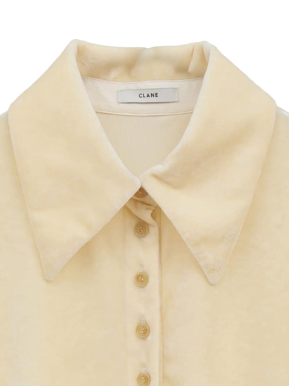 CLANE CRUSHED VELOUR POLO TOPS 2色 CLANE(クラネ) CRUSHED VELOUR POLO TOPS - COLDBECK ONLINE