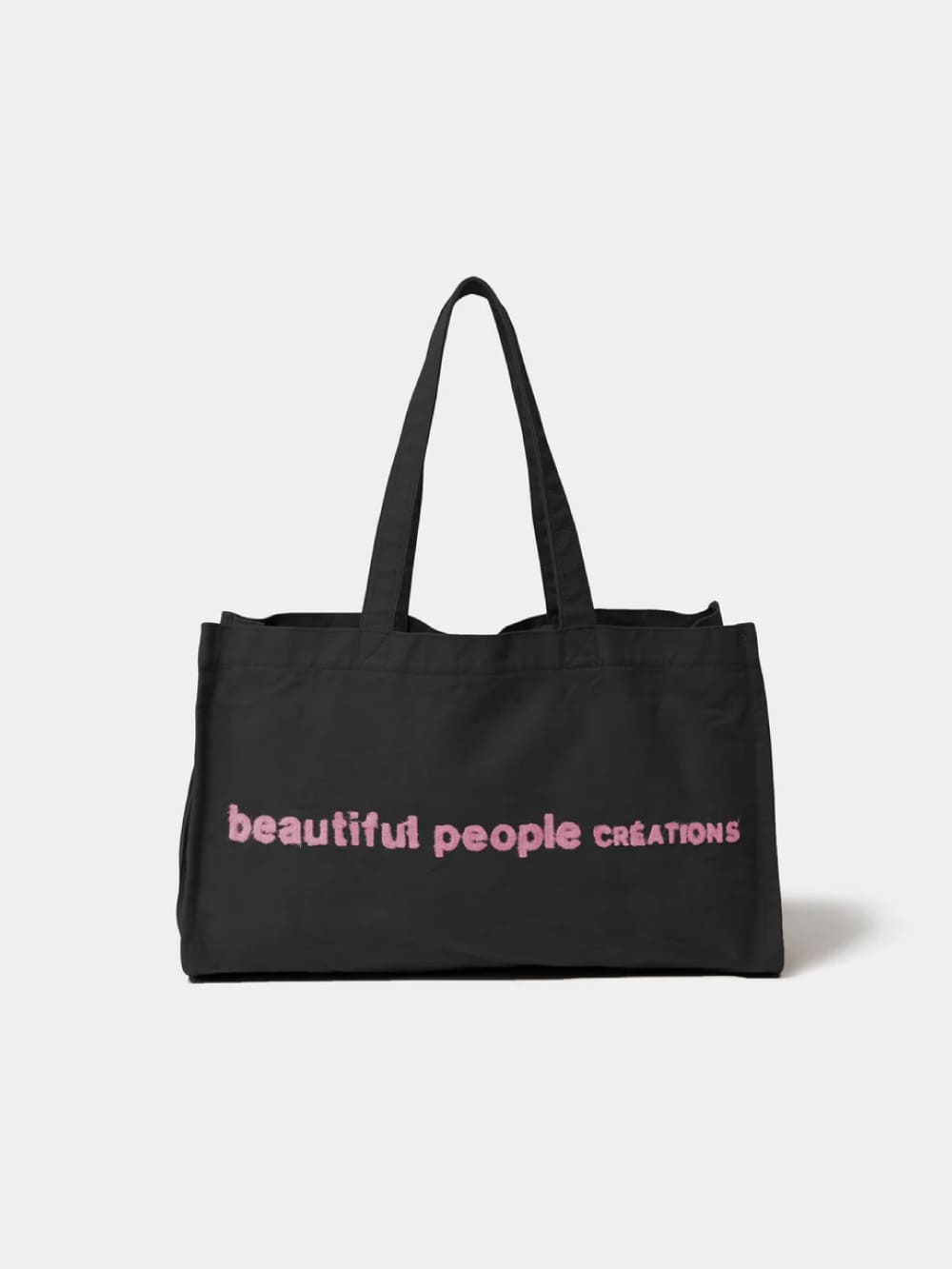 beautiful people(ビューティフルピープル) brushed logo mini lesure bag