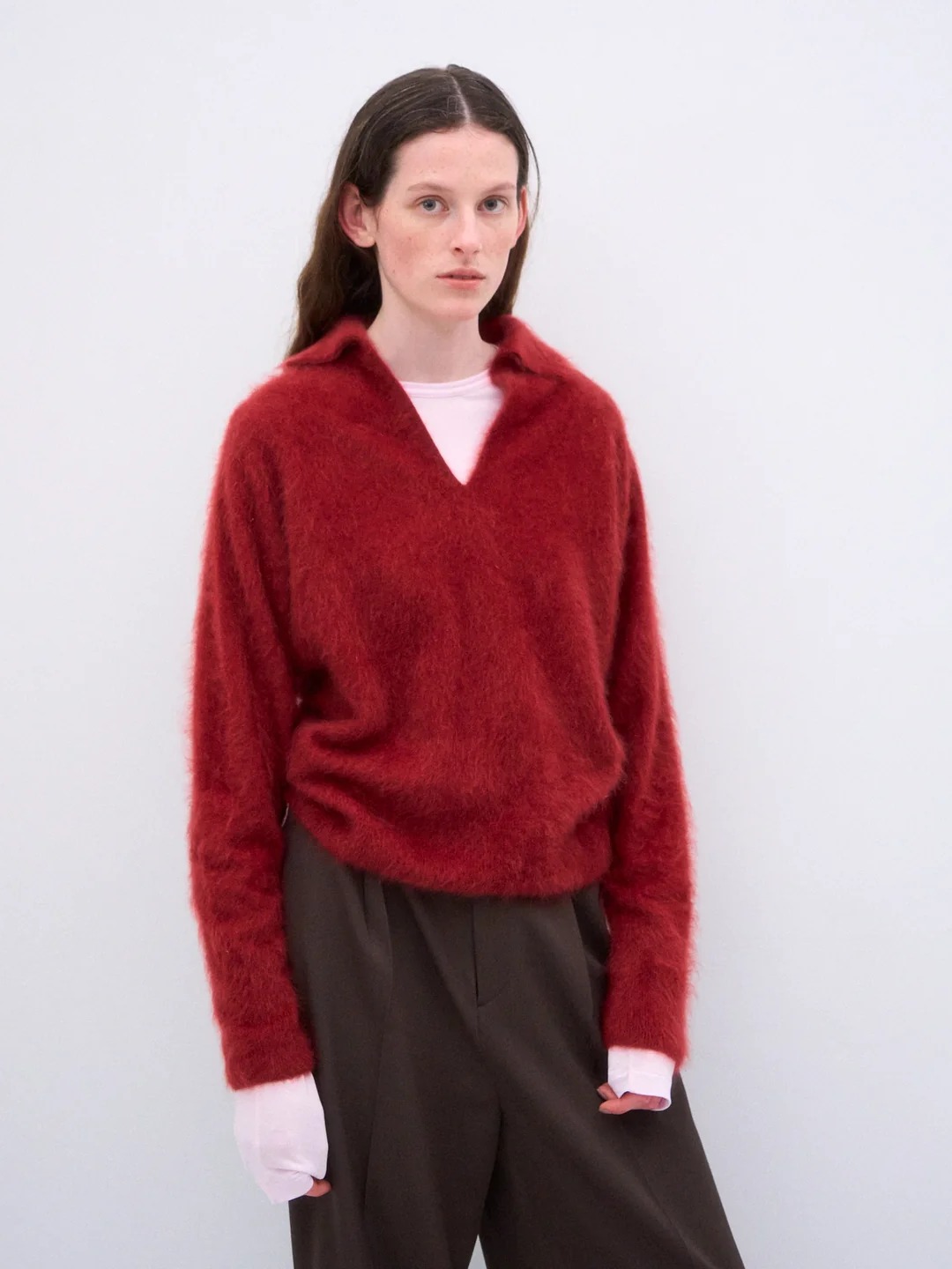 ATON(エイトン) ROYAL CASHMERE FUR SKIPPER POLO - COLDBECK ONLINE