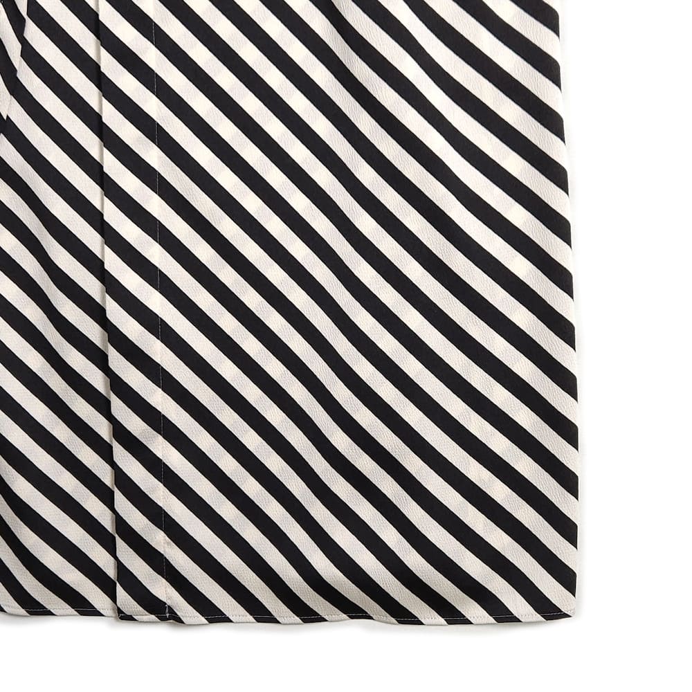 HYKE(ハイク) STRIPE HAMMER SATIN DRESS - COLDBECK ONLINE