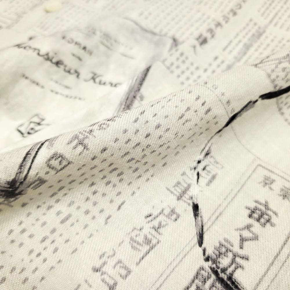 Porter Classic(ポータークラシック) MONSIEUR KURATA COTTON LINEN SHORT SLEEVE SHIRT