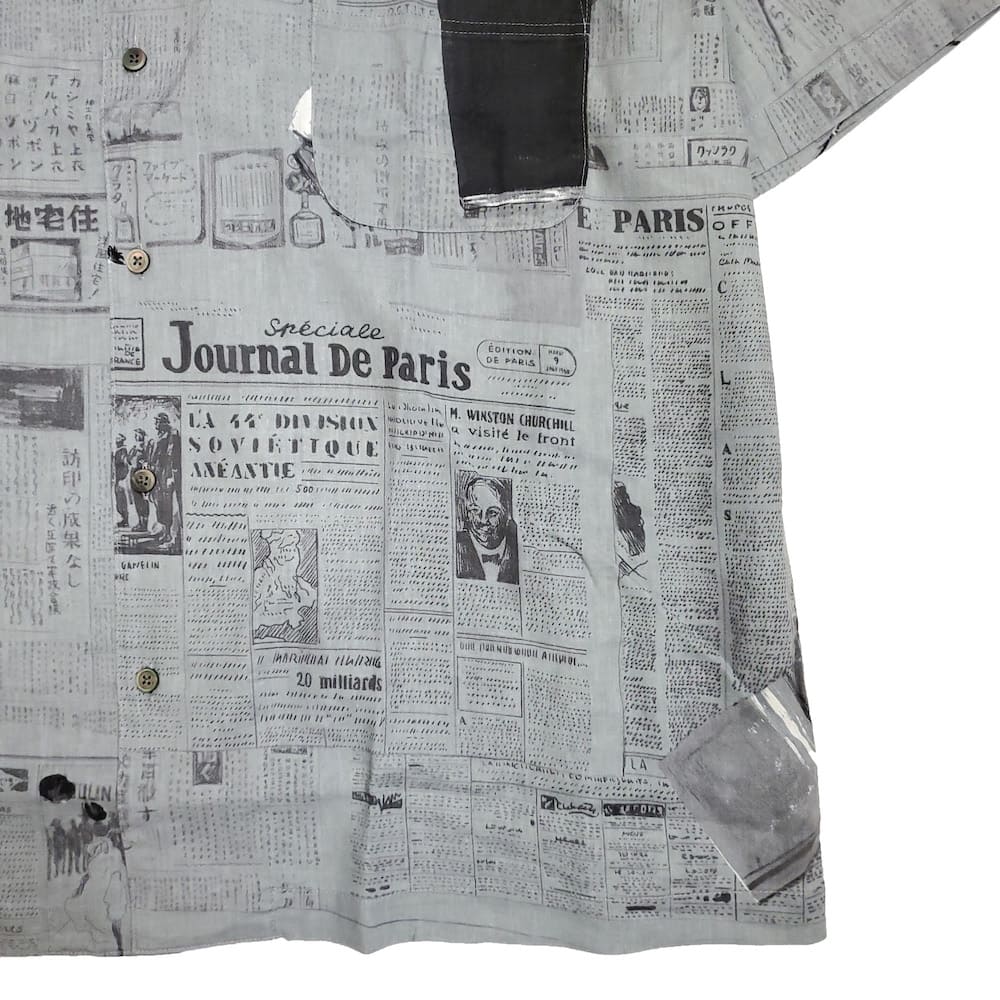 Porter Classic(ポータークラシック) MONSIEUR KURATA COTTON LINEN SHORT SLEEVE SHIRT