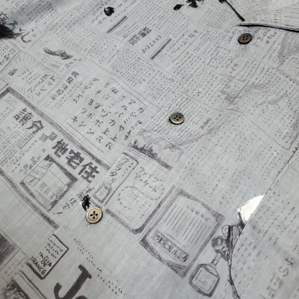 Porter Classic(ポータークラシック) MONSIEUR KURATA COTTON LINEN SHORT SLEEVE SHIRT