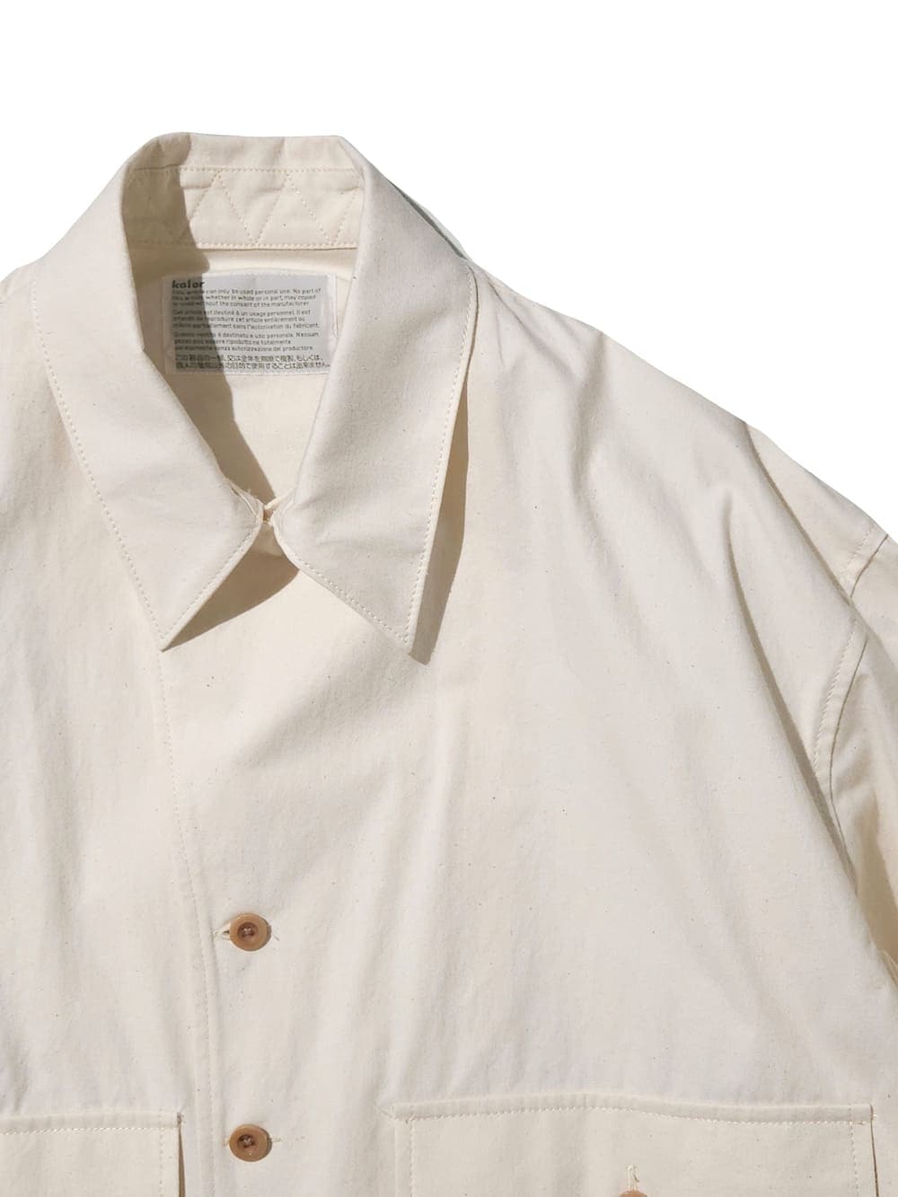 SALE】kolor(カラー) バフクロスブルゾン - COLDBECK ONLINE（コール