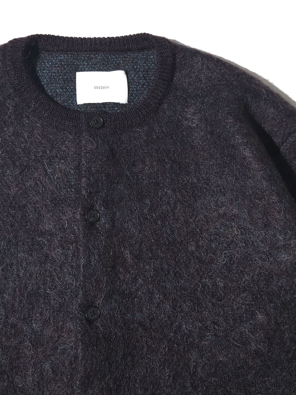 ssstein(シュタイン) KID MOHAIR MIX JACQUARD KNIT CARDIGAN