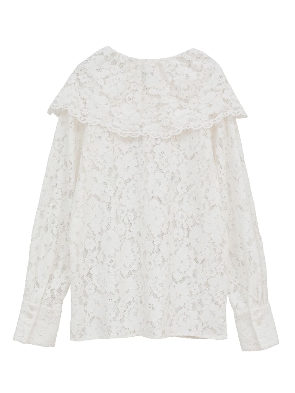 MANOF(マノフ) LACE COLLAR SHIRT