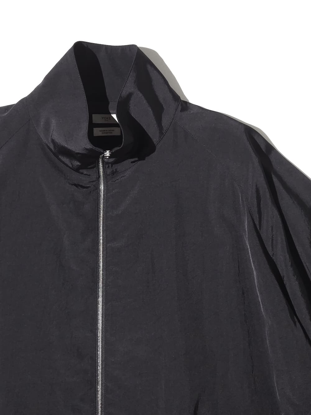 YOKE(ヨーク) Silk Nylon 3/4 Zip Pullover