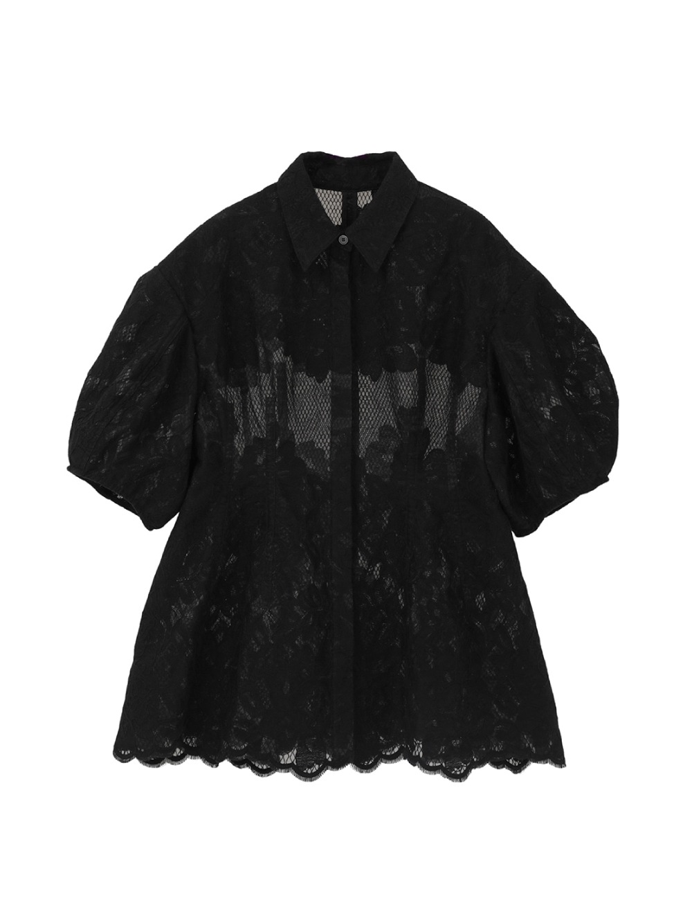 CLANE(クラネ) FLOWER LACE WAIST SHAPE TOPS - COLDBECK ONLINE