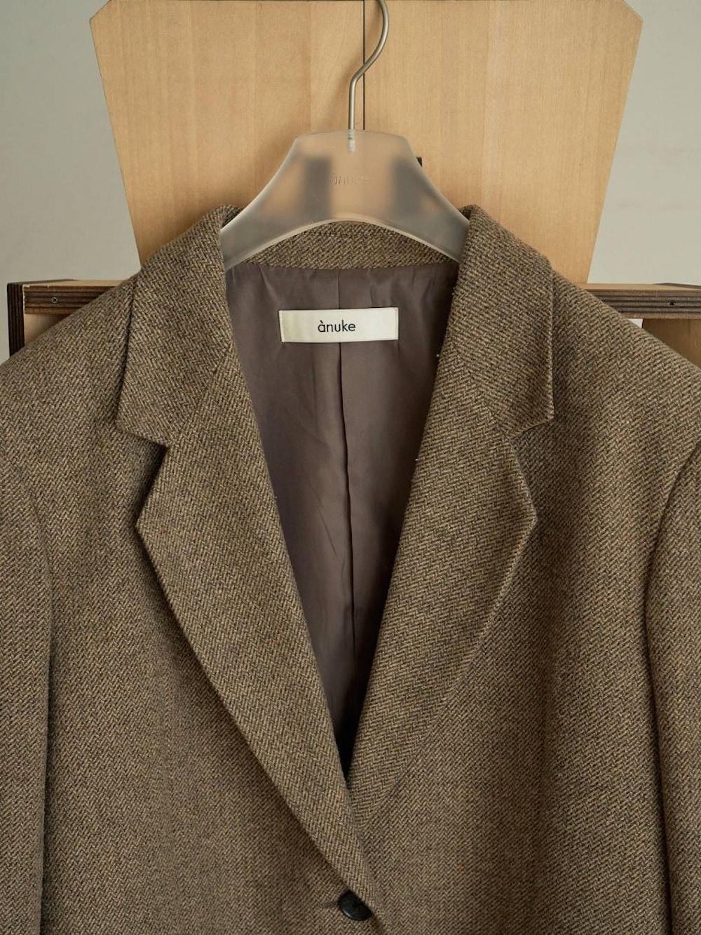 anuke(アンヌーク) Herringbone Wool Jacket - COLDBECK ONLINE