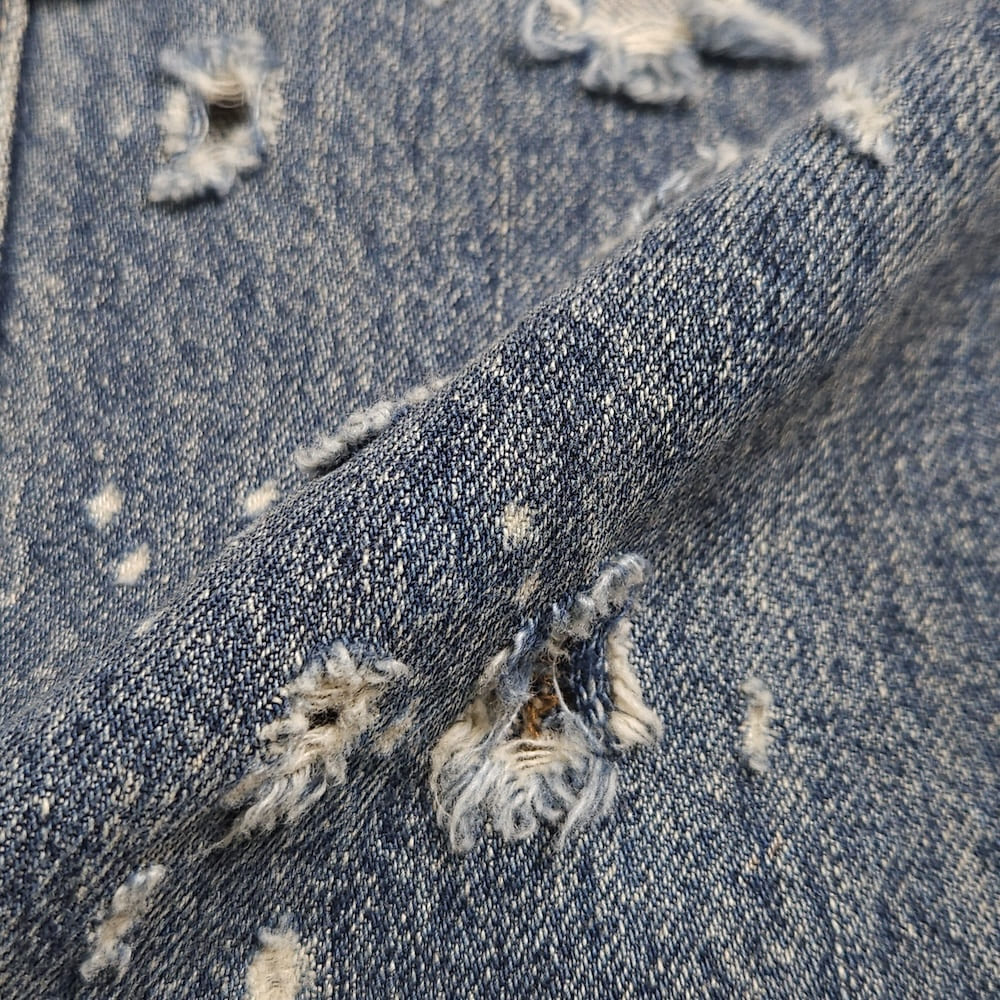 SALE】DAIRIKU(ダイリク) Super Damage Draping Denim Pants