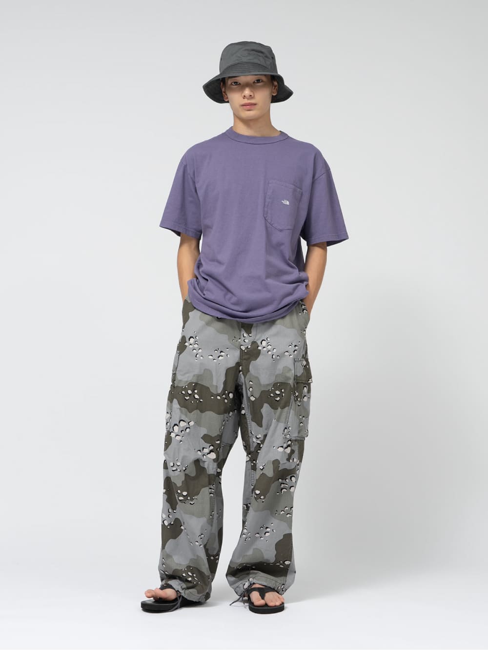 ノースフェイス パープルレーベル Tシャツ NT3058N M セージグリーン ノースフェイス パープルレーベル Tシャツ NT3058N M セージグリーン