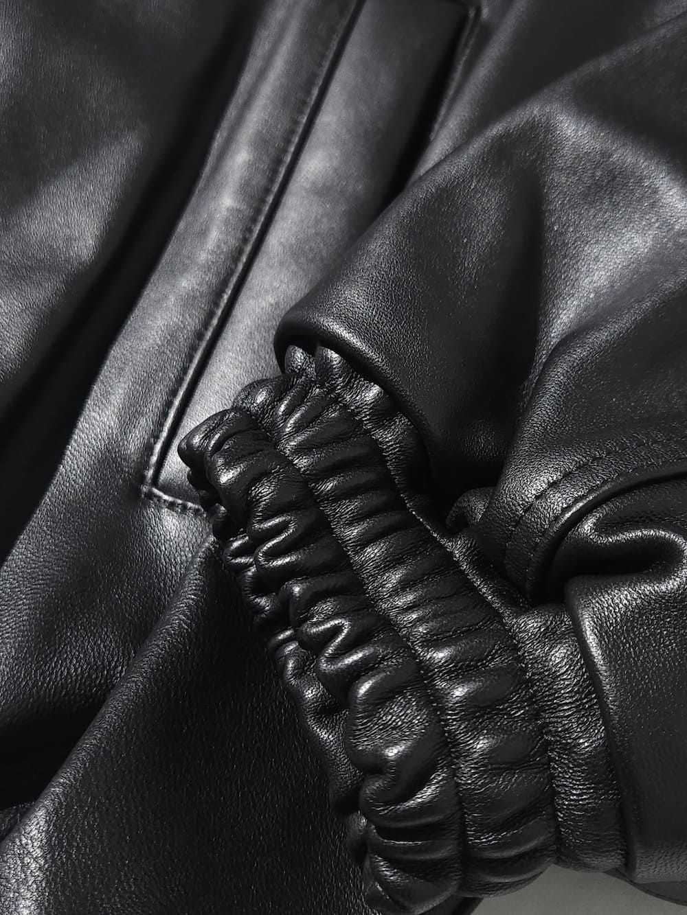 ssstein(シュタイン) SHEEP LEATHER STAND COLLAR JACKET